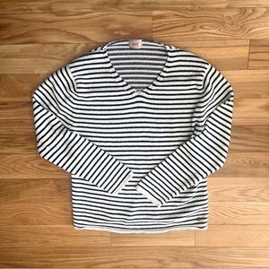 Scotch (& Soda) Nautical Cotton Striped V-Neck Sweater for Men